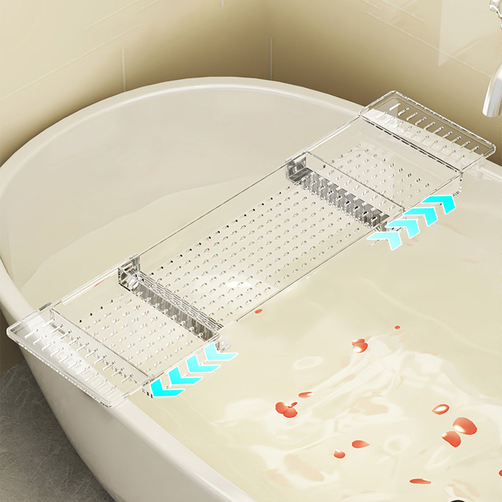 Luxury Expandable Bathtub -Cad - Bath Caddy Tray recension och pris